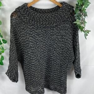 Rachel Zoe loose knit cowl neck sweater